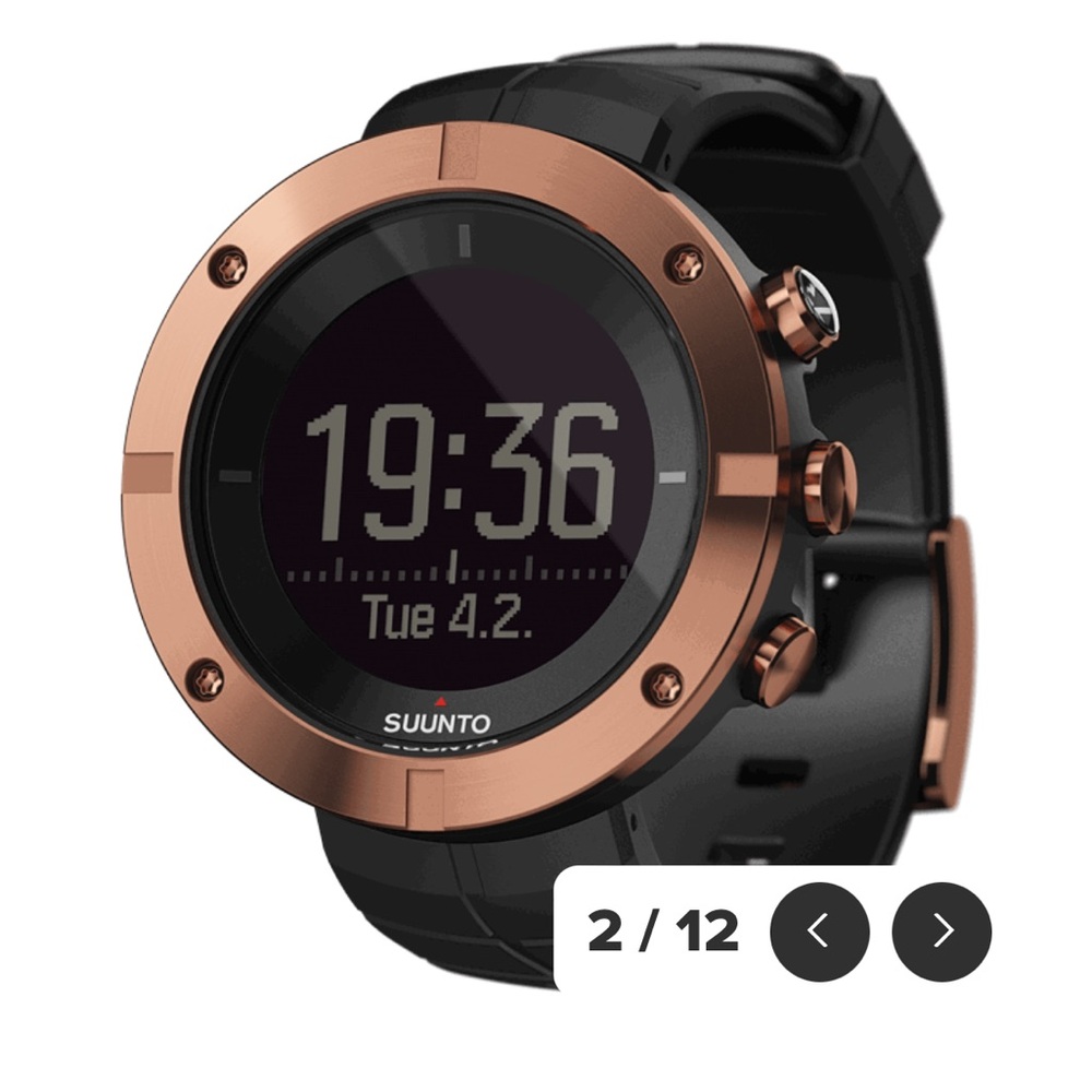Suunto 7R Kailash GPS Smartwatch Copper Black Wearable